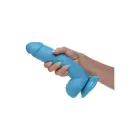 POP - Dildo with Balls – 21 cm (8.25″) – Blue — Photo 10