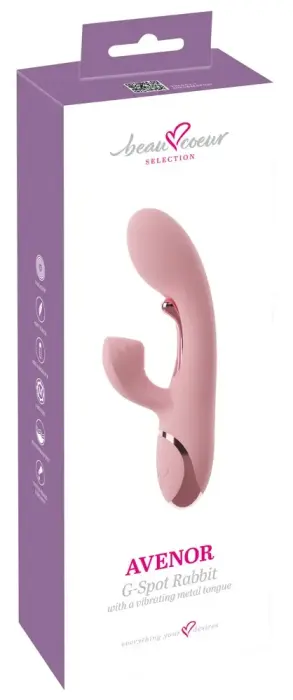 beau cœur Avenor G-точечный кролик-вибратор – 23 cm – розовый