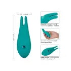 Pixies Bunny klitora stimulators – 10.16 cm (4″) – zils — Foto 4