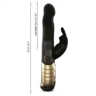 Dorcel Baby Rabbit кролик-вибратор – 22 cm (8.5″) – черный и золотой — Фото 6