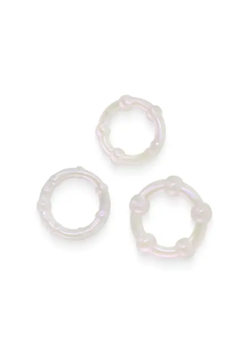 Fantasia Intensity Cock Rings – Clear