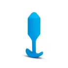 b-Vibe vibrējošs anālais spraudnis Snug Plug 3 – 13.8 cm (5.4″) – Zils — Foto 2