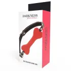 Darkness Red Bone silikona regulējamais knevelis – sarkana – 14.8 cm — Foto 4