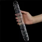 LOVETOY Flawless Clear Double-Ended Dildo – 30.5 cm (12″) – Clear — Photo 5