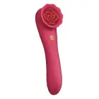 SECRET KISSES Rosegasm Rose Quake двусторонний силикон розовый – 18,8 см — Фото 3