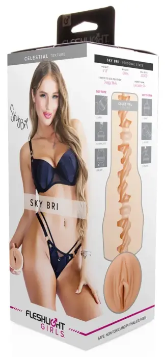 Fleshlight Sky Bri Celestial Masturbator – 25 cm (9.8″) – Skin