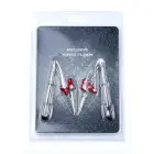 Fetish B sērijas ekskluzīvas krūšu galu skavas Nr.4 ar ķēdīti un zvaniņiem Foto 3