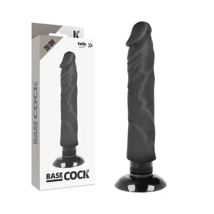 BASECOCK Flexible Vibrating Machine – 20 cm (7.9″) x 4 cm (1.6″) – Black