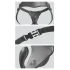 Pipedream Body Dock G-Spot Pro strap-on josta ar vibrējošu plāksni – melns — Foto 5