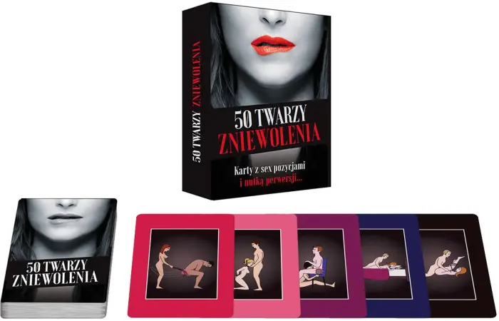 Gry-50 TWARZY ZNIEWOLENIA-sex pozycje i nauka Foto 4