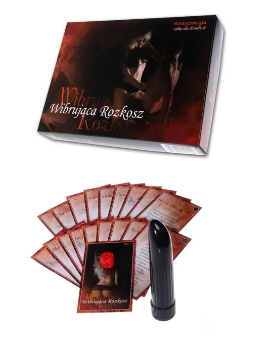 Wibrująca Rozkosz Couples Board Game with Vibrator