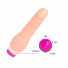BAILE Waves of Pleasure realistlik vibraator – 19.5 cm (7.7″) – nahavärv — Foto 6