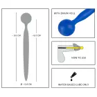 Locekļa spraudnis Sperm Stopper – zils — Foto 7