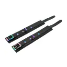 Leather Ankle Cuffs Black Rainbow Photo