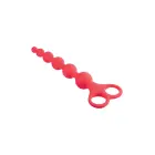NMC 8 Inch Ribbed Silicone Beads – red – flexible graduated design – 20 cm — Photo 3