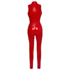 Black Level Red Vinyl Catsuit with 2-Way Zip – L — Photo 8