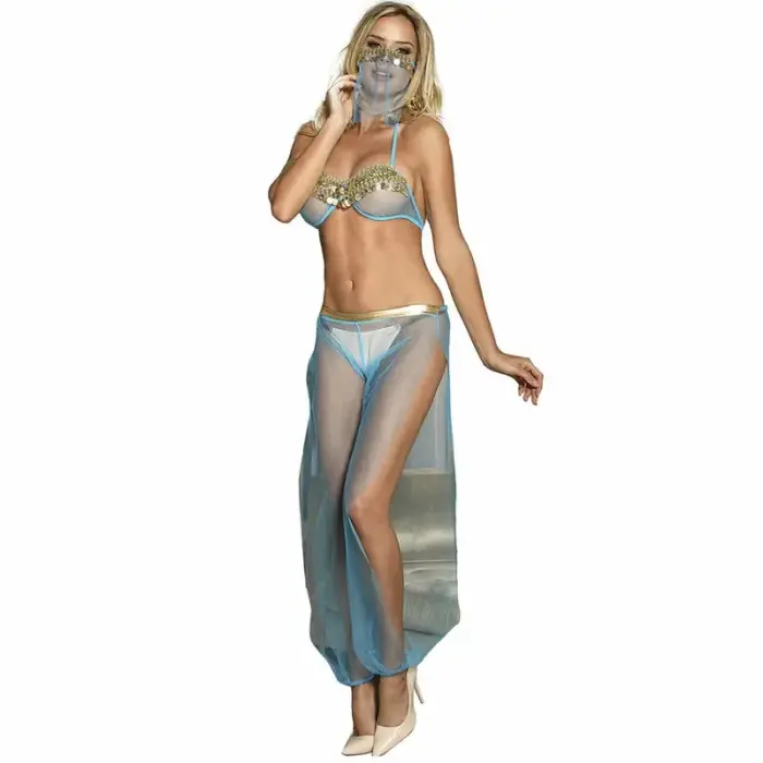 SUBBLIME India Style zils apakšveļas komplekts – L/XL