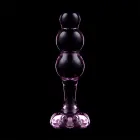 Ibiza Nebula Series Model 1 Intimate Glass Plug – 10.5 cm (4.1″) – Pink — Photo 6