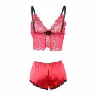 Subblime 953898 комплект сорочки и трусиков из шелка и кружева – красный – S/M — Фото 6