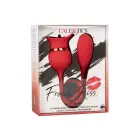 French Kiss Casanova dvigubas vibratorius – raudonas — Nuotrauka 3