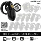 Addicted Toys Locked Obsidian Hold Intimate Cage Size M — Photo 7