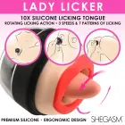 Lady Licker - клиторальный стимулятор – 5.8 см (2.3″) – красный — Фото 10