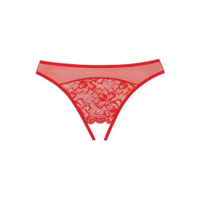 Just A Rumor avatud aluspüksid – punased – One Size Photo