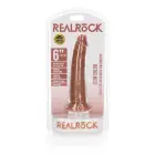 Slim reālistisks dildo ar piesūcekni – 15.5 cm (6″) – Miesas krāsa Foto 1