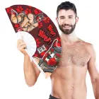 Bobo Bear Giant Red Puppy Decorative Fan – 64 cm — Photo 1