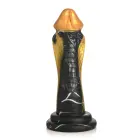 Golden Snake silikoninis dildo – 23+ cm (9″+) – juodas — Nuotrauka 5