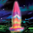 Unicorn Tongue tumsā spīdošs dildo – 21 cm (8.4″) — Foto 2
