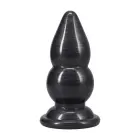 American Bombshell Double Payload – viļņots anālais aizbāznis – metāla pelēks – 15,9 cm — Foto 4