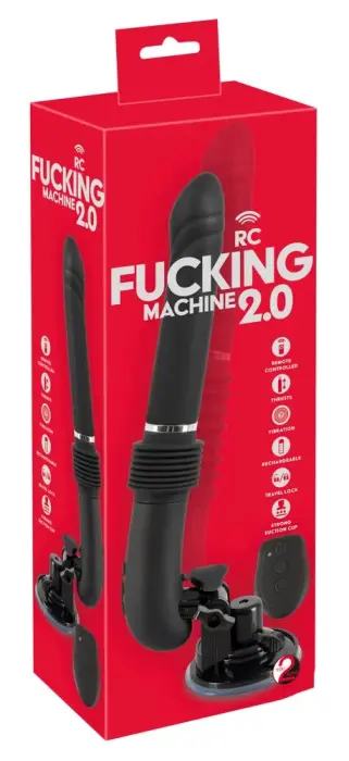 You2toys RC Fucking Machine 2.0 вибратор с пультом управления и функцией толчков – 15 cm