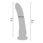 TOYJOY Get Real Realistic Dildo – 20 cm (8″) – Black — Photo 3