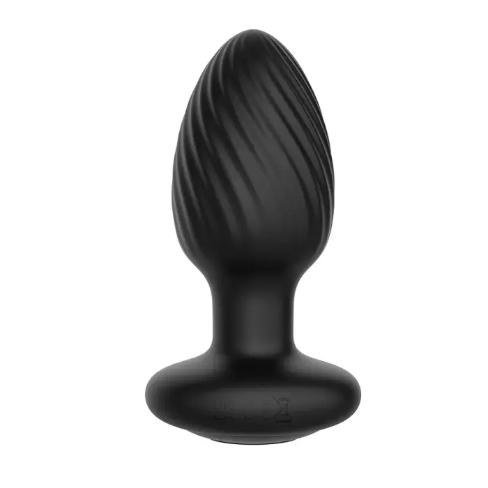 Nexus Tornado Large Rotating Remote-Control Intimate Plug – 9.1 cm – Black