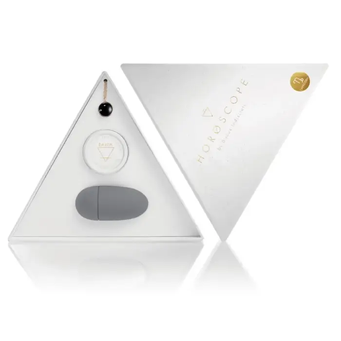 Bijoux Indiscrets Horoscope Capricorn set – obsidian necklace, warming balm & finger vibe