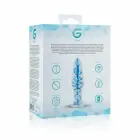 EasyToys Glass Plug No. 23 – stikla anālais aizbāznis ar zilu spirāli – M — Foto 6