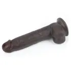 Sliding Skin kahekihiline dong – 23 cm (9″) – must — Foto 8