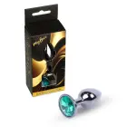 MyLove Toys Jewellery Dark Silver anālais spraudnis – Zaļš — Foto 1