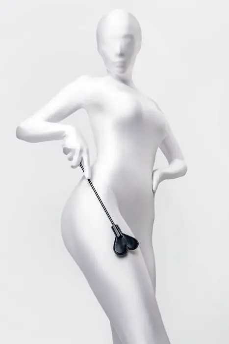 Anonymo stack, PU leather, black, 35 cm Foto 5