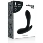 Addicted Toys силиконовый анальный массажер с двойным мотором – 12.5 см – черный — Фото 4