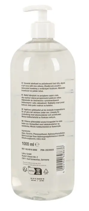 Just Glide Anal lubrikants uz ūdens bāzes – 1000 ml Foto 2