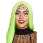 Iris pašlīmējošas sejas rotaslietas – caurspīdīgs – viens izmērs Foto 2