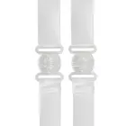 Bye Bra Transparent Low Back Straps – Clear Adjustable Extension 2pcs — Photo 1