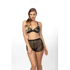 RONA komplekts – melns mežģīņu krūšturis un šorti – XXL/XXXL — Foto 1