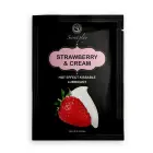 Strawberry & Cream sildošais lubrikants – 10 ml Foto 1