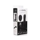 Silikoninis prostatos vibratorius su glostymo funkcija ir nuotolinio valdymo pulteliu – 15 cm (5.9″) – Juodas — Nuotrauka 1