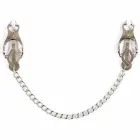 OHMAMA Metal Chain System - Reguleeritavad nibuklambrid, hõbedased — Foto 1