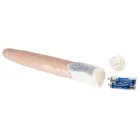 Реалистичный вибратор с функцией толчков – 27.5 cm (11″) – телесный — Фото 7