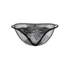 Natalia Lace Crotchless Panties – Black – L/XL — Photo 4